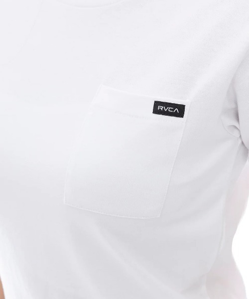 RVCA（ルーカ）の「RVCA レディース FLOWER RVCA BABY TEE Tシャツ 【2025年春夏モデル】/ルーカバックプリント半袖Tシャツ（Tシャツ/カットソー・レディース・ブラック/ホワイト/ピンク系その他・LARGE/MEDIUM/SMALL）」の5枚目の写真