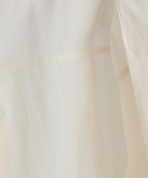 ANGIE(アンジー)の「リネンライク レギュラーカラー シャツ(シャツ/ブラウス・レディース・オフホワイト/オレンジ/ネイビー/ブラウン/ブルー・FREE)」の15枚目の写真