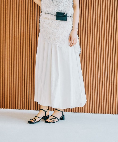 LEPSIM（レプシィム）の「バルーンスカート2　450764（スカート・レディース・アイボリー/ブラック/セージグリーン・FREE）」の15枚目の写真