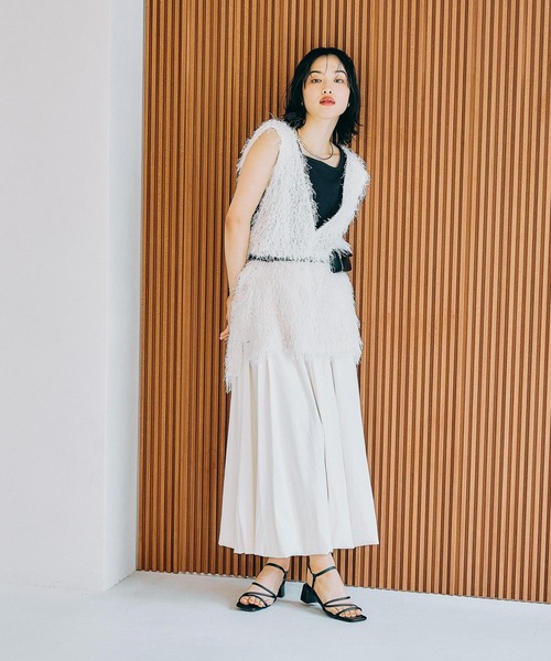 LEPSIM（レプシィム）の「バルーンスカート2　450764（スカート・レディース・アイボリー/ブラック/セージグリーン・FREE）」の17枚目の写真