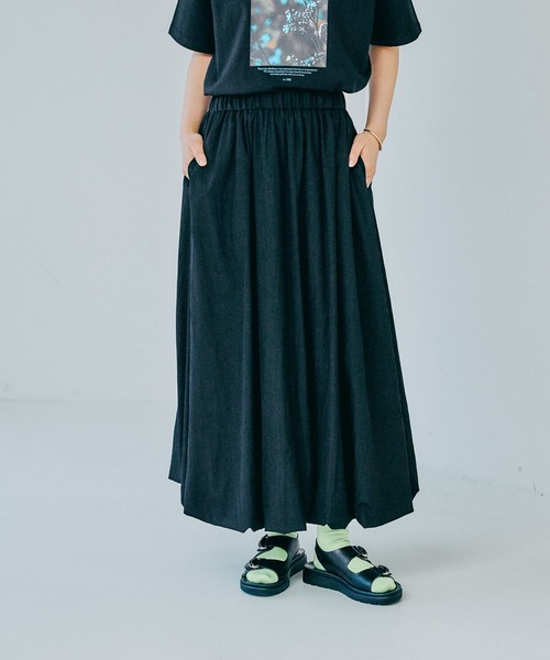 LEPSIM（レプシィム）の「バルーンスカート2　450764（スカート・レディース・アイボリー/ブラック/セージグリーン・FREE）」の20枚目の写真