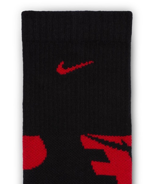 NIKE(ナイキ)の「ナイキ エブリデイ キッズ クッションド クルー ソックス (6足) / Nike Everyday Kids' Cushioned Crew Socks (6 Pairs) SK0066-957 Multi-Color(ソックス/靴下・キッズ・マルチ・21-23/23-25)」の5枚目の写真