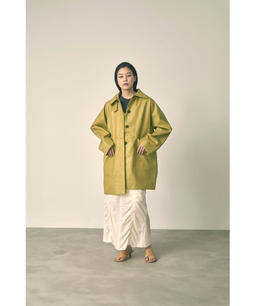 marjour（マージュール）の「FAKE LEATHER OVER JACKET（その他アウター・レディース・イエロー系その他/ブラック・MEDIUM）」の14枚目の写真