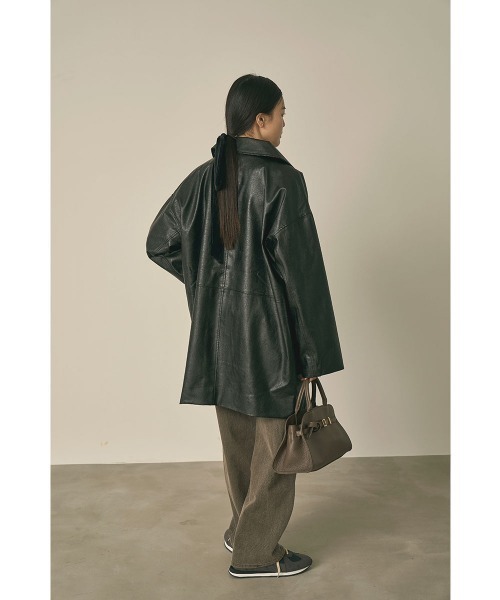 marjour（マージュール）の「FAKE LEATHER OVER JACKET（その他アウター・レディース・イエロー系その他/ブラック・MEDIUM）」の20枚目の写真