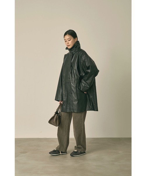 marjour（マージュール）の「FAKE LEATHER OVER JACKET（その他アウター・レディース・イエロー系その他/ブラック・MEDIUM）」の22枚目の写真