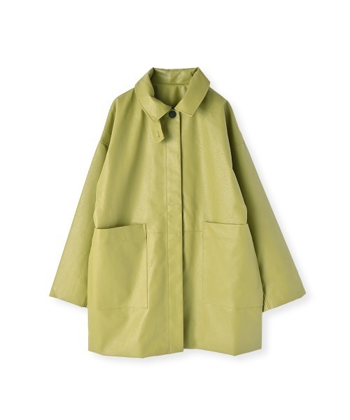 marjour（マージュール）の「FAKE LEATHER OVER JACKET（その他アウター・レディース・イエロー系その他/ブラック・MEDIUM）」の11枚目の写真