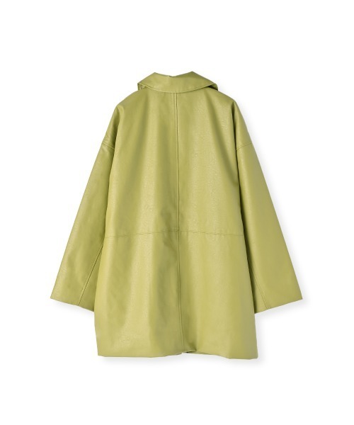 marjour（マージュール）の「FAKE LEATHER OVER JACKET（その他アウター・レディース・イエロー系その他/ブラック・MEDIUM）」の10枚目の写真