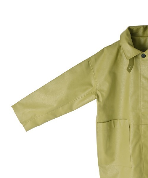 marjour（マージュール）の「FAKE LEATHER OVER JACKET（その他アウター・レディース・イエロー系その他/ブラック・MEDIUM）」の6枚目の写真