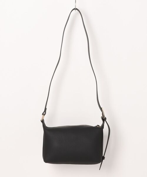 【BARCOS/バルコス】金具デザインシュリンクレザーポシェット