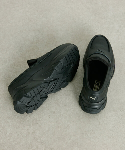 PUMA LOAFYR WNS ブラック 24cm PUMA（プーマ）の「【PUMA(プーマ)】LOAFYR WNS PUMA BLACK