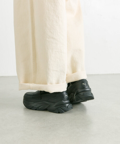 PUMA（プーマ）の「【PUMA(プーマ)】LOAFYR WNS PUMA BLACK ウィメンズ
