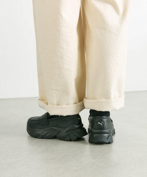 PUMA（プーマ）の「【PUMA(プーマ)】LOAFYR WNS PUMA BLACK