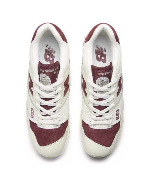 Kinetics(キネティクス)の「New Balance 550(ニューバランス 550)(スニーカー・メンズ・レッド系/グレー系/ブラック系・28cm/27.5cm/23cm/25cm/24.5cm/24cm/23.5cm/26cm/25.5cm/29cm/28.5cm/27cm/26.5cm)」の6枚目の写真