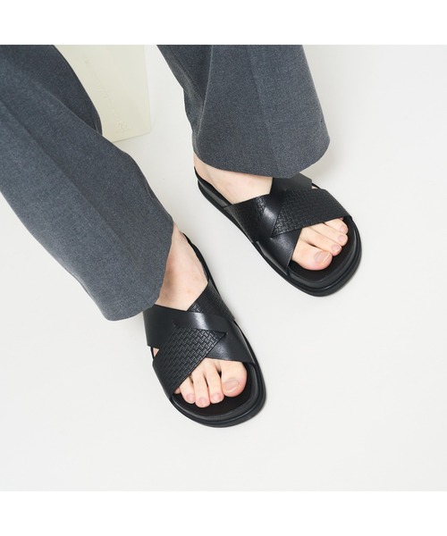 Clarks(クラークス)の「Torford Cross / トーフォードクロス(ブラックレザー)(サンダル・メンズ・ブラック・UK6/UK6.5/UK7/UK7.5/UK8/UK8.5/UK9/UK9.5/UK10/UK10.5/UK11)」の20枚目の写真