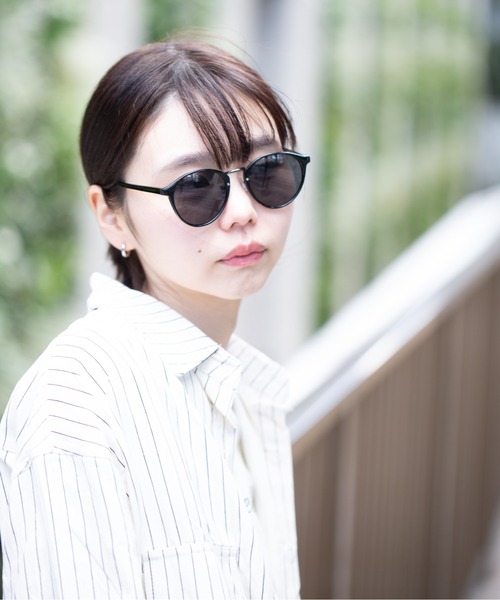 Peony(ピオニー)の「【Peony/ピオニー】/ボストンカラーレンズ サングラス UVカット(サングラス・メンズ・ブルー/グレー/ブラック/ブラウン系1/イエロー/ピンク/ブラウン・FREE)」の17枚目の写真