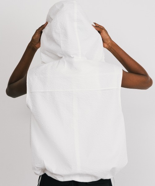 CREDONA（クレドナ）の「UTILITY ZIP FISCHER VEST/ユーティリティジップフィッシャーベスト（ベスト・レディース・ブラウン/ホワイト・FREE）」の20枚目の写真