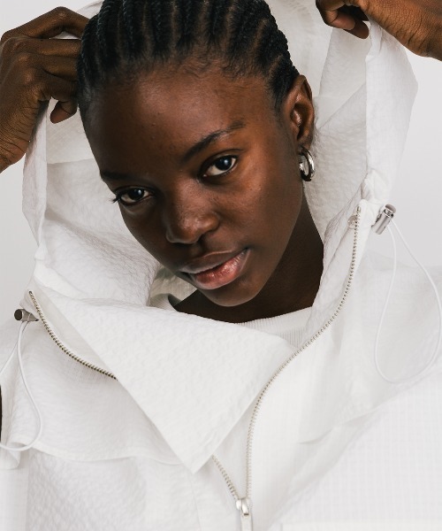 CREDONA（クレドナ）の「UTILITY ZIP FISCHER VEST/ユーティリティジップフィッシャーベスト（ベスト・レディース・ブラウン/ホワイト・FREE）」の19枚目の写真