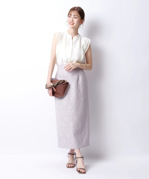 JUSGLITTY（ジャスグリッティー）の「フリルスリーブコンパクトブラウス（シャツ/ブラウス・レディース・イエロー/ホワイト/ブラック/ピンク・1/2）」の13枚目の写真