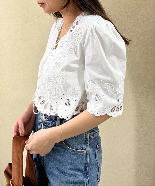Spick &amp; Span - 【新品タグ付】Spick&amp;Span 刺繍ブラウス Spick & Span（スピックアンドスパン）の「≪WEB限定追加2