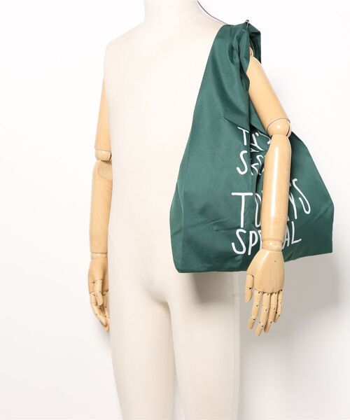 TODAY'S SPECIAL（トゥデイズスペシャル）の「【TODAY'S SPECIAL】GRID MARCHE BAG M ディープグリーン/371928（エコバッグ/サブバッグ・レディース・グリーン系その他・FREE）」の7枚目の写真