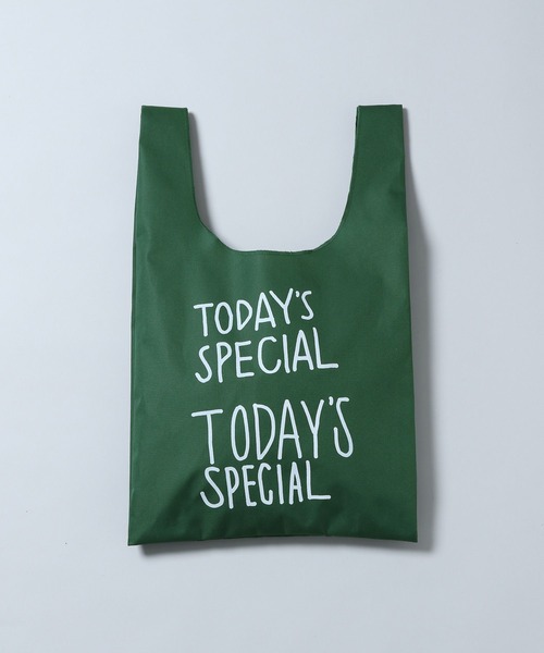 TODAY'S SPECIAL（トゥデイズスペシャル）の「【TODAY'S SPECIAL】GRID MARCHE BAG M ディープグリーン/371928（エコバッグ/サブバッグ・レディース・グリーン系その他・FREE）」の10枚目の写真