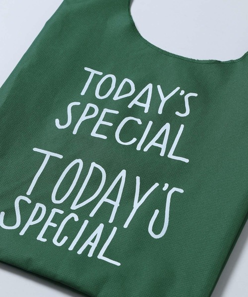 TODAY'S SPECIAL（トゥデイズスペシャル）の「【TODAY'S SPECIAL】GRID MARCHE BAG M ディープグリーン/371928（エコバッグ/サブバッグ・レディース・グリーン系その他・FREE）」の2枚目の写真