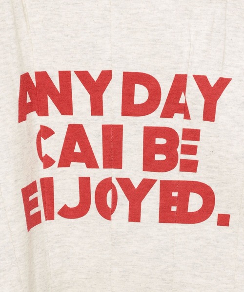 LOWRYS FARM（ローリーズファーム）の「リメイクタックロゴＴＥＥ　 326750（Tシャツ/カットソー・レディース・アイボリー/グレー/チャコールグレー・FREE）」の18枚目の写真