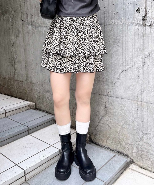 INGNI（イング）の「レオパードフリルスカパン（スカート・レディース・アイボリー・FREE）」の12枚目の写真
