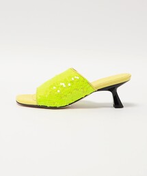 イエロー　ファイヤーミュールL 中古・古着通販】YELLO (イエロー) スニーカーミュール シルバー