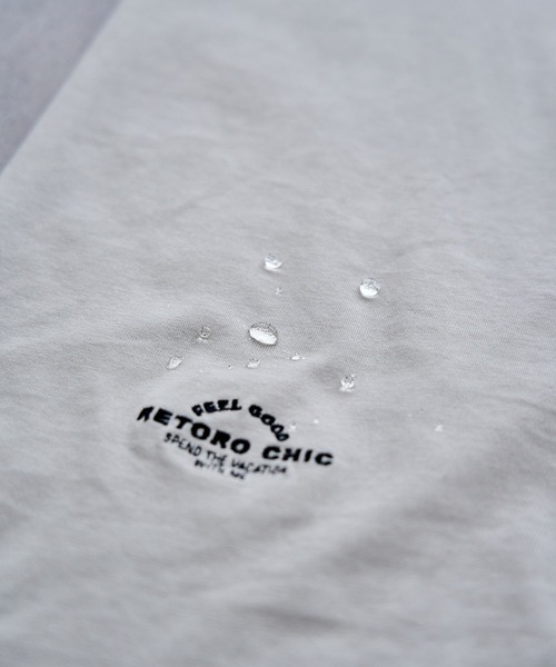 PUAL CE CIN（ピュアルセシン）の「汗シミ防止ワンポイントロゴTシャツ（Tシャツ/カットソー・レディース・ブラック/グレイッシュベージュ/オフホワイト/ブラック系その他・FREE）」の7枚目の写真