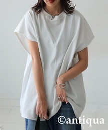 ガゼット切りっぱなしTシャツ