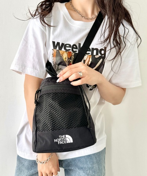 【日本未発売！25SS新作】ノースフェイス ＊メッシュ巾着ミニバッグ＊新品未使用 日本未発売！25SS新作】ノースフェイス ＊メッシュ巾着ミニ