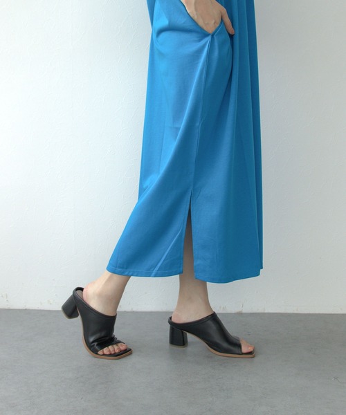 Cepica（セピカ）の「シルクケットスリットワンピース（ワンピース・レディース・ブルー/ブラック・FREE）」の8枚目の写真