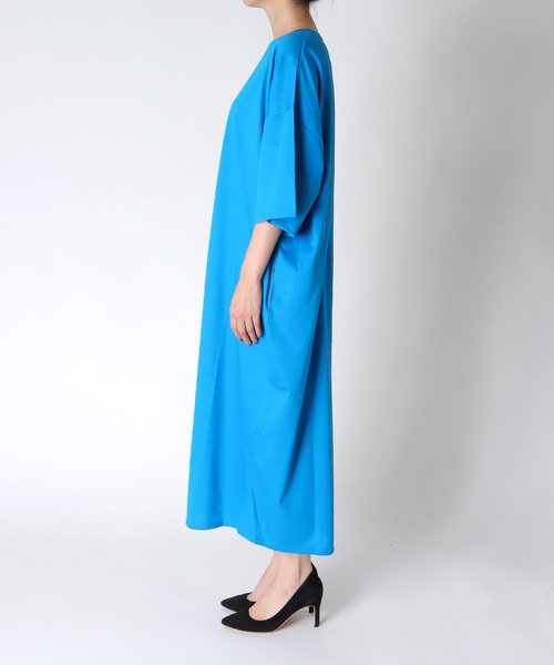 Cepica（セピカ）の「シルクケットスリットワンピース（ワンピース・レディース・ブルー/ブラック・FREE）」の15枚目の写真