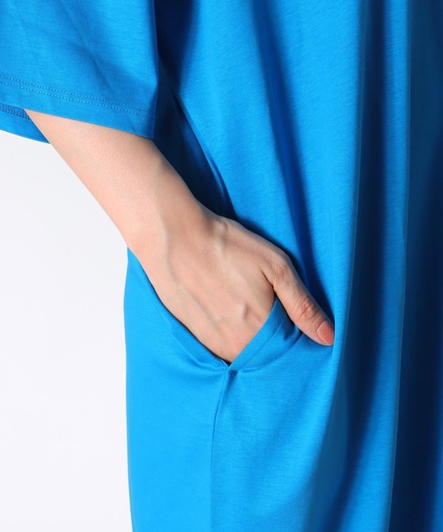 Cepica（セピカ）の「シルクケットスリットワンピース（ワンピース・レディース・ブルー/ブラック・FREE）」の20枚目の写真