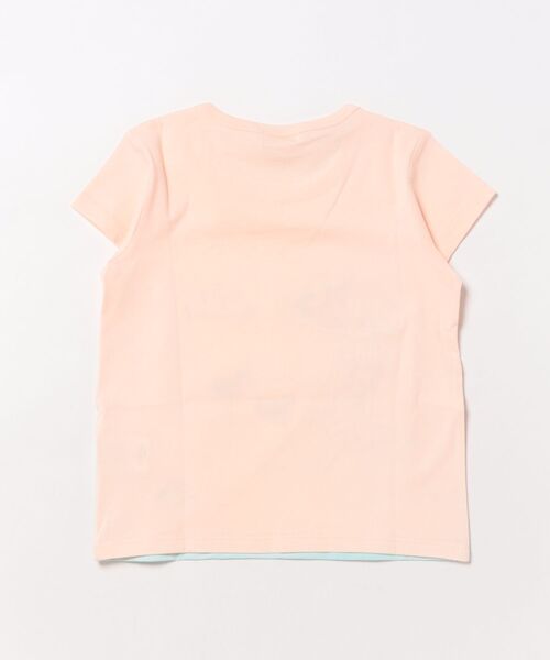 KP（ケーピー）の「32/-天竺半袖Ｔシャツ（Tシャツ/カットソー・キッズ・オフホワイト/ベビーピンク・80ｃｍ/90cm/110cm/100cm/120cm/130cm/140cm）」の3枚目の写真
