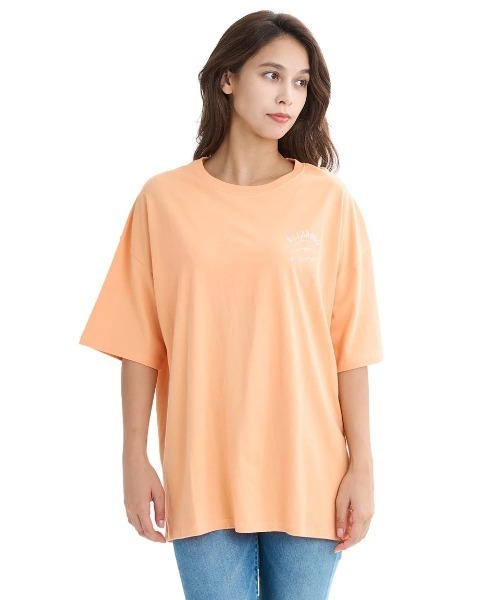 BILLABONG(ビラボン)の「BILLABONG レディース GRAPHIC LOOSE TEE Tシャツ 【2025年夏モデル】/ビラボングラフィック半袖Tシャツ(Tシャツ/カットソー・レディース・オレンジ/オフホワイト/ターコイズブルー/ホワイト・MEDIUM)」の14枚目の写真