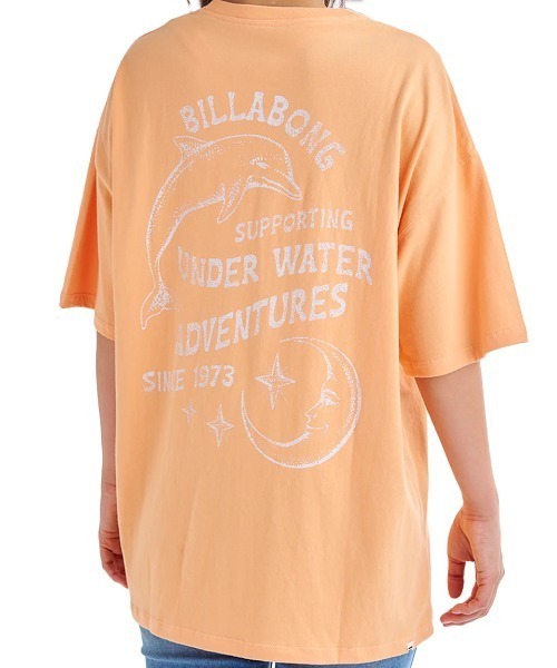 BILLABONG(ビラボン)の「BILLABONG レディース GRAPHIC LOOSE TEE Tシャツ 【2025年夏モデル】/ビラボングラフィック半袖Tシャツ(Tシャツ/カットソー・レディース・オレンジ/オフホワイト/ターコイズブルー/ホワイト・MEDIUM)」の12枚目の写真