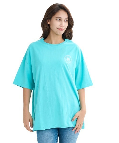 BILLABONG(ビラボン)の「BILLABONG レディース GRAPHIC LOOSE TEE Tシャツ 【2025年夏モデル】/ビラボングラフィック半袖Tシャツ(Tシャツ/カットソー・レディース・オレンジ/オフホワイト/ターコイズブルー/ホワイト・MEDIUM)」の19枚目の写真