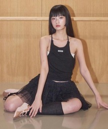 oddoneout（オッドワンアウト）の「【ODDONEOUT】BACK STRING HALTER NECK TOP / 【オッドワンアウト】バックストリングホルターネックキャミソール（キャミソール）」