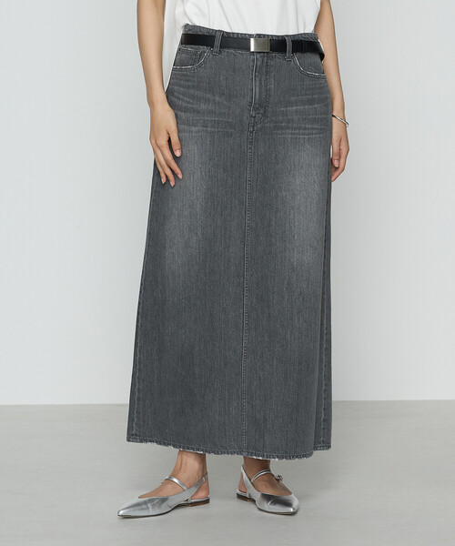 K.T KIYOKO TAKASE(キヨコタカセ)の「コットンデニム/コットンスラブ デニムタイトスカート(スカート・レディース・グレー/ブルー・9号/11号/13号)」の5枚目の写真