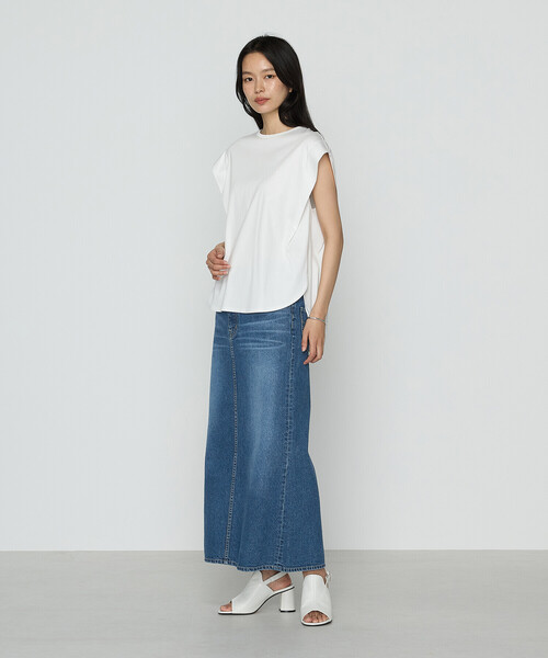 K.T KIYOKO TAKASE(キヨコタカセ)の「コットンデニム/コットンスラブ デニムタイトスカート(スカート・レディース・グレー/ブルー・9号/11号/13号)」の14枚目の写真