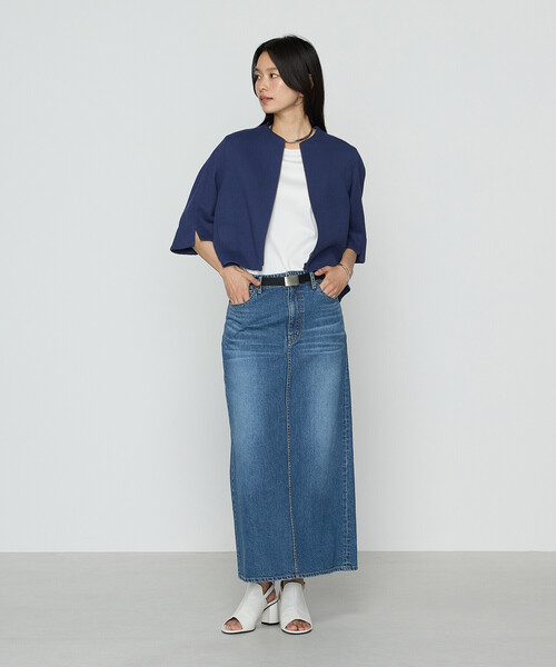 K.T KIYOKO TAKASE(キヨコタカセ)の「コットンデニム/コットンスラブ デニムタイトスカート(スカート・レディース・グレー/ブルー・9号/11号/13号)」の15枚目の写真