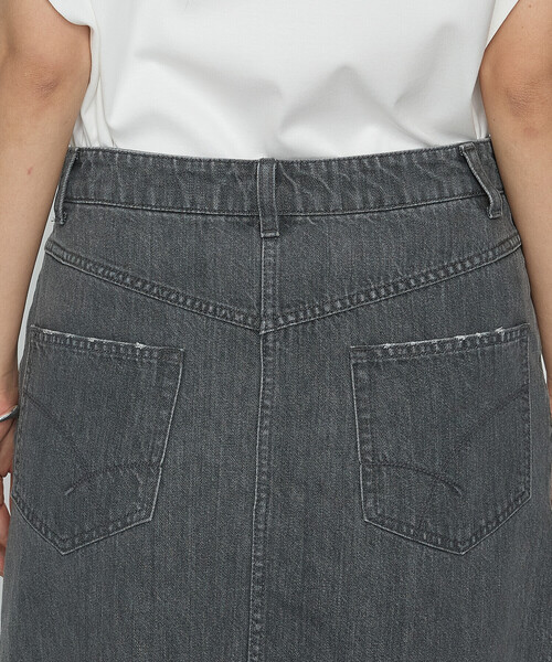 K.T KIYOKO TAKASE(キヨコタカセ)の「コットンデニム/コットンスラブ デニムタイトスカート(スカート・レディース・グレー/ブルー・9号/11号/13号)」の18枚目の写真