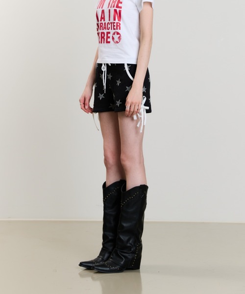 ★LUVISTRUE★SM RIBBON SHORTS (BLACK)★正規品/韓国直送料込 セール】SM RIBBON SHORTS(その他パンツ)|LUVISTRUE(ラヴ