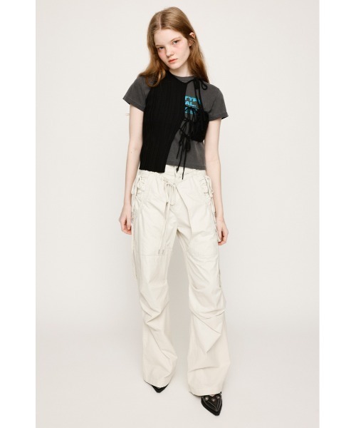 トップス SLY ASYMMETRY RIB HG BIBS SLY | ASYMMETRY RIB HG BIBS (その他ファッション雑貨 ) |SHEL