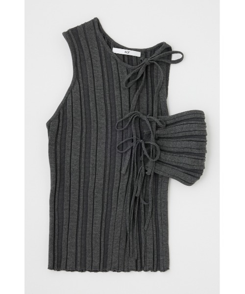 トップス SLY ASYMMETRY RIB HG BIBS SLY | ASYMMETRY RIB HG BIBS (その他ファッション雑貨 ) |SHEL
