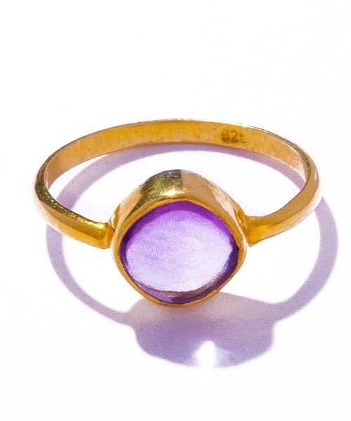 les bonbon（ルボンボン）の「【les bonbon】aura square ring/オーラ スクエア リング（リング・レディース・グリーン/イエロー/パープル系・#9/#11/#13/#15）」の11枚目の写真