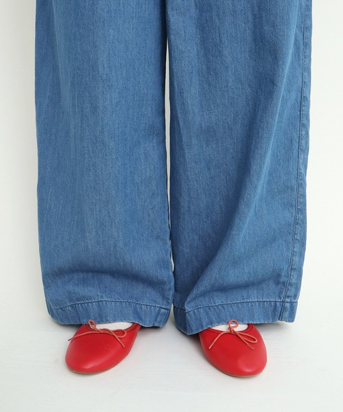 CHILD WOMAN（チャイルドウーマン）の「☆ライトオンスデニム フリルセーラージャンプスーツ（つなぎ/オールインワン・レディース・ブルー/ネイビー・FREE）」の16枚目の写真