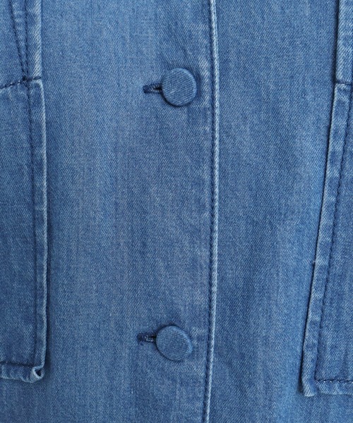 CHILD WOMAN（チャイルドウーマン）の「☆ライトオンスデニム フリルセーラージャンプスーツ（つなぎ/オールインワン・レディース・ブルー/ネイビー・FREE）」の15枚目の写真